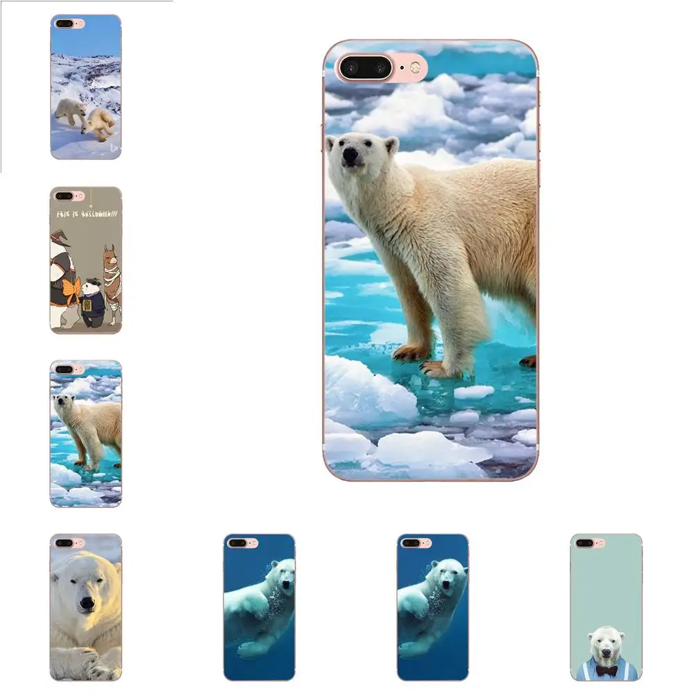 Милый белый полярный медведь для Huawei Honor 5C 5X 6A 6X 7 7A 7X 8 8A 8S 8X 9 10 30 Lite Pro Y6 II Y7 Y9 Prime 2019 |