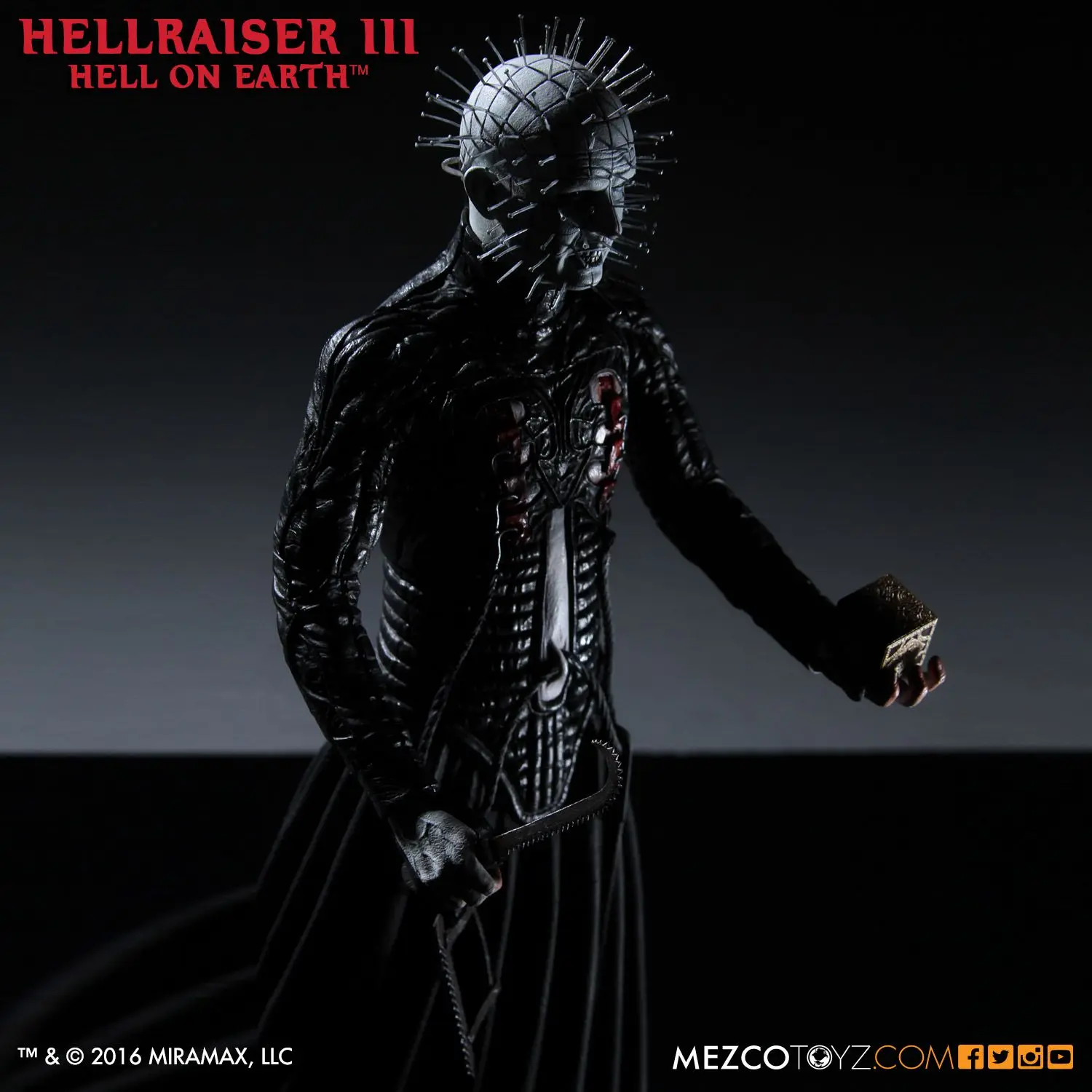 MEZCO 1/6 свирепый призрак гоняет душа ногтей голова Коллекция Фигурки для фанатов подарок на праздник