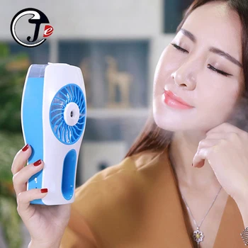 

Rechargeable Fan Humidifier Mini Fan Essential Oil Diffuser Ventilador USB Fans Air Aroma Diffuser Ventilator Air Conditioner