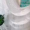 European White lace Sheer Curtains For Living room Floral Voile Tulle Window Curtain for bedroom Wedding decoration Kitchen Door ► Photo 3/6