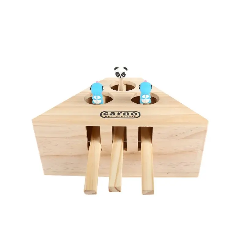 Игрушка для питомца хомяка, кошки, охотничьи игрушки с 5/3 отверстиями для мыши, интерактивные игрушки для ловли укусов, 85WC - Цвет: B