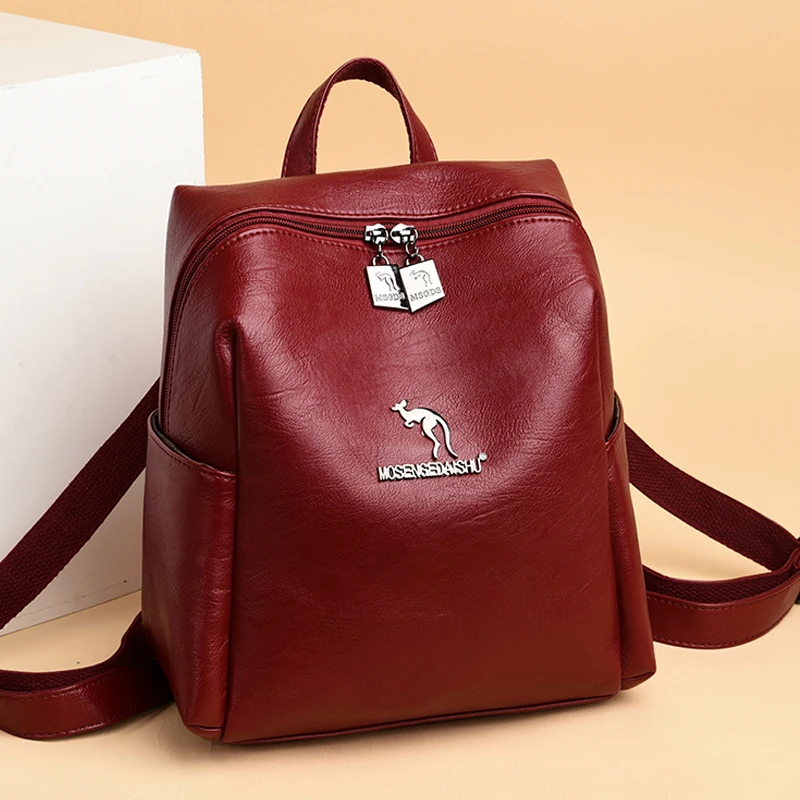 Женские рюкзаки, высокое качество, кожа, рюкзак для девушек, Mochilas, женский рюкзак для девочек, школьные сумки на молнии, рюкзак для путешествий