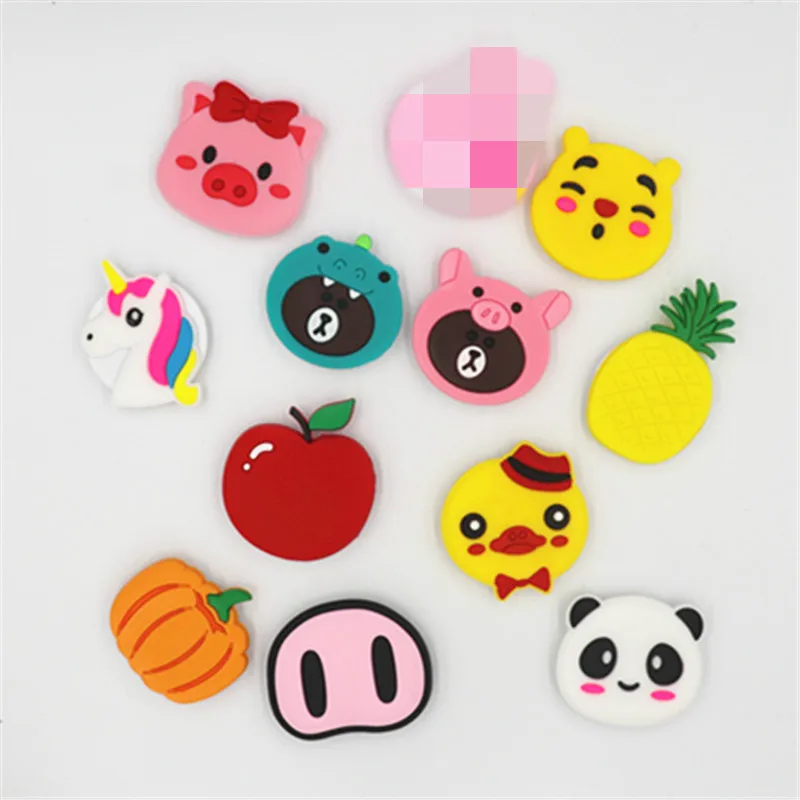 

Universal lazy bracket for iPhone X 8 7plus Samsung mobile phone bracket cartoon airbag bracket telescopic bracket mobile