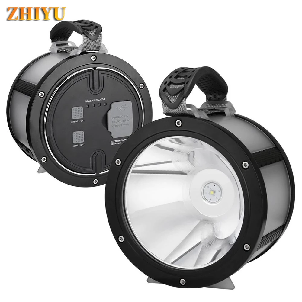 

L2 Multifunctional Portable Lamp USB Rechargeable Emergency Light Search Light High Power LED Searchlight Torch Light