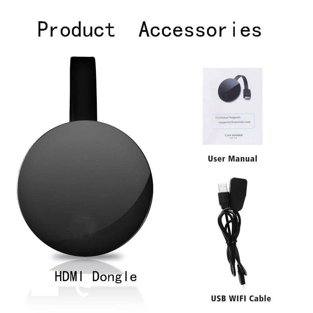 Экран поделиться медиа стример ТВ дисплей HDMI адаптер Портативный беспроводной Wi-Fi зеркальный ключ HD