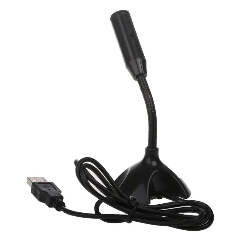 USB микрофон Студийный речевой чат пение KTV микрофон с держателем для ПК ноутбук микрофон