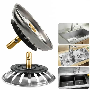 

Bathroom Kitchen Sink Replacement Drain Waste Plug Basin Strainer Drainer 78mm