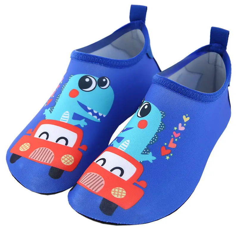 Детская теплая обувь для ухода за кожей дышащая пляжная обувь для плавания для мальчиков и девочек детская Нескользящая сетчатая обувь для родителей и детей большой размер 22-35