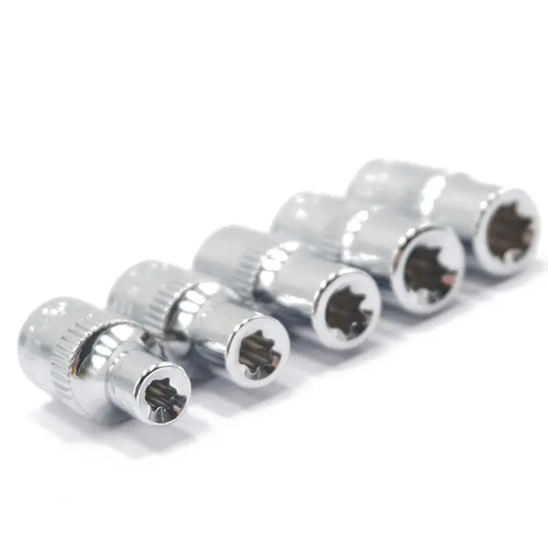5 шт., 1/4 дюймов, Набор торцевых головок Torx Star Bit, E4, E5, E6, E7, E8, набор головок Star, набор ручных инструментов, ручные инструменты для ремонта