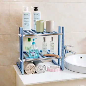 

New Hot Extendible Kitchen Rack Under Sink Storage Rack Shelf Cooker Pot Pan Holder Cabinet Organizer Kitchen Organizer