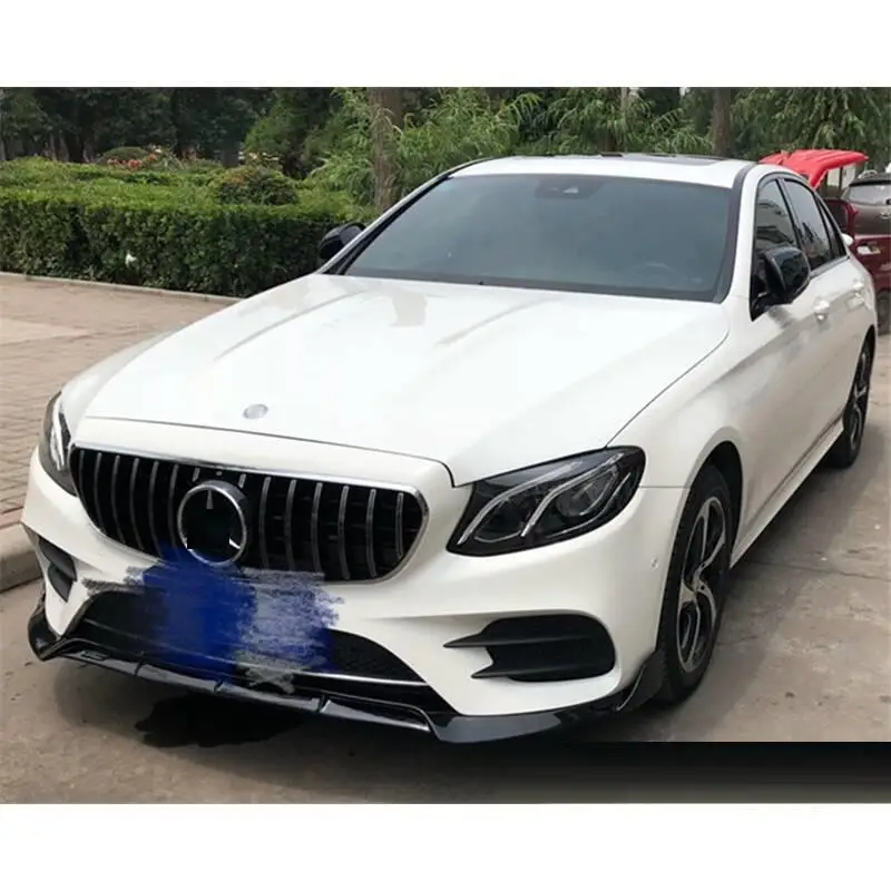 MODEL E Молдинг модификация стикер стиль Coche Parachoques авто бампер протектор Стайлинг молдинги 18 19 для Mercedes Benz E класс - Цвет: MODEL E