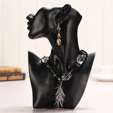  Resin Sideways Model Portrait Earring Necklace Display Stand Earring Stand Jewelry Stand Creative Jewellery Stand Props Top 