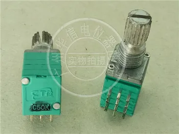 

Original new 100% 9011 quadruple with step C50K potentiometer handle length 15mm (SWITCH)