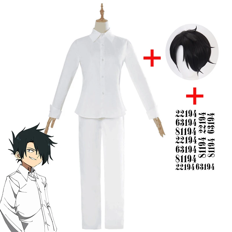 Finssy The Promised Neverland Cosplay Costume Student Uniform Emma Norman Ray Wig Washable Tattoo Stickers No 22194 63194 81194 -Zentai shop online He65bcea09c9a4159b1027a7a998bb46e3.jpg