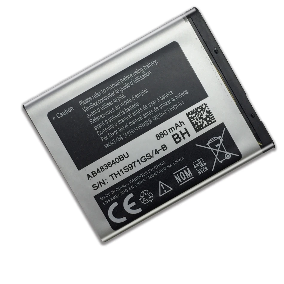 AB483640BU Батарея для samsung GT-C3050C GT-S7350C SCH-F619 GT-C3050 SGH-F110 SGH-F118 SGH-E740 SGH-L600 800 мА/ч+ Бесплатный кабель
