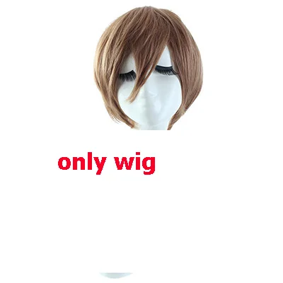 only wig Лидер продаж, Ouran, старшеклассник, Клубная школа Haruhi Kyoya Hikaru Takashi костюм для косплея пиджак и галстук рубашка парик - Цвет: only wig