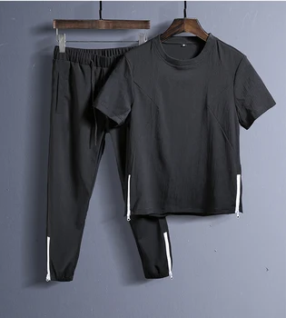 

Summer men's suit trend 2020 new couple net red social people ins sportswear casual wear