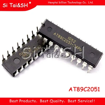 

2PCS AT89C2051-24PU DIP20 AT89C2051-24 DIP AT89C2051 new and original IC