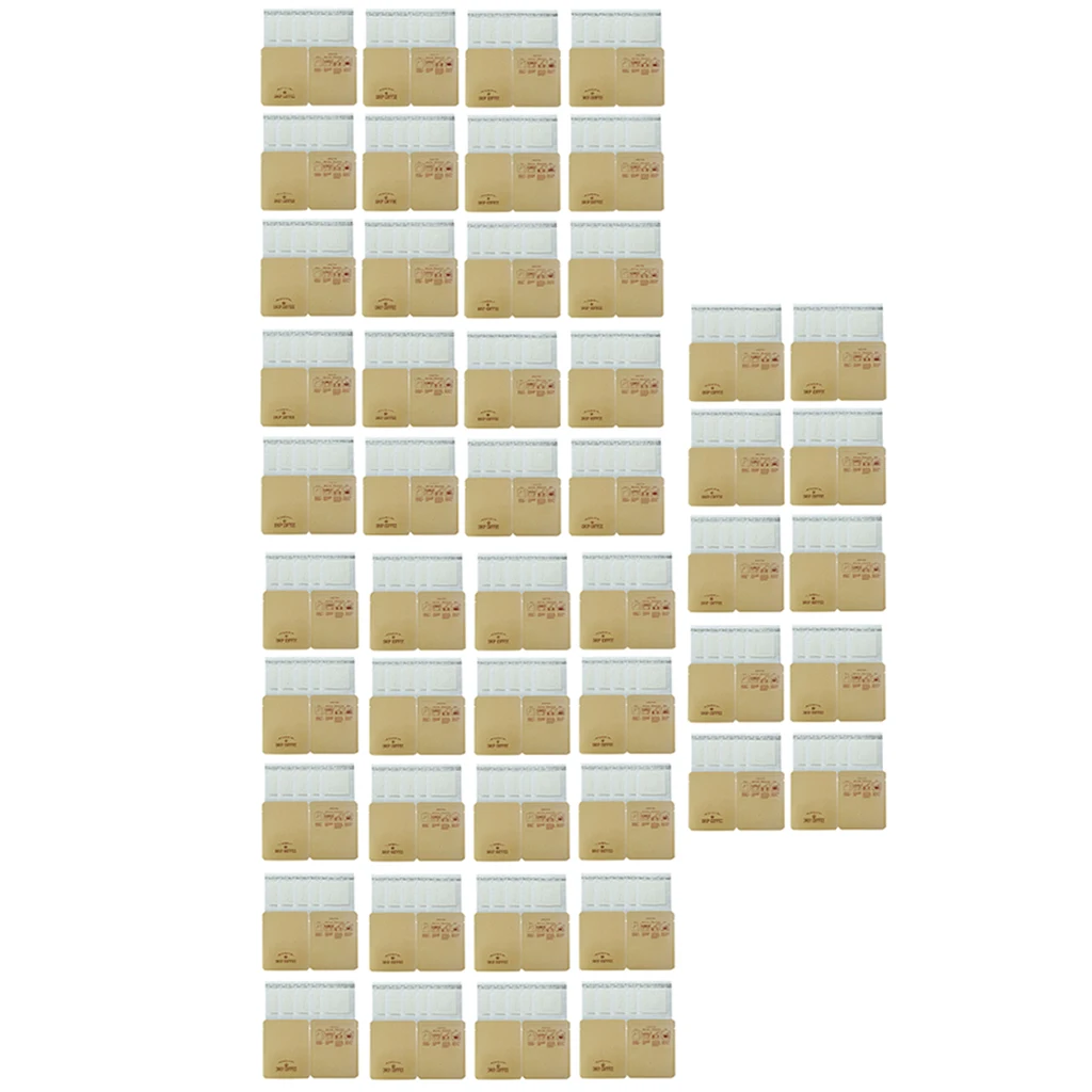100pcs Disposable Hanging Ear Drip Coffee Tea Filter Bags Single Serve Kraft Aluminum Foil Bags