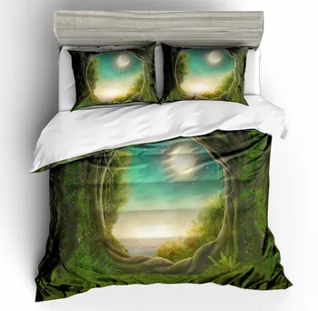 

BEST.WENSD Duvet Cover and Pillow Cover Cotton King size Bedding cover set Home 3D bedsets Queen Modern New Style beddings Cheap