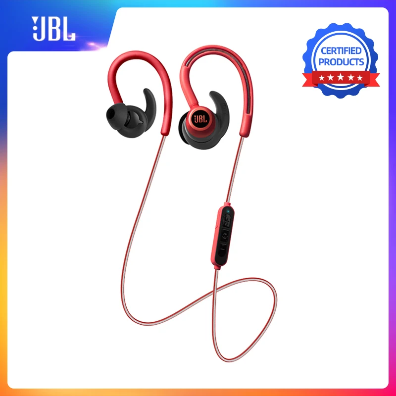 Спортивные наушники JBL Reflect Contour 2 беспроводные Bluetooth с 3 кнопками ДУ и микрофоном