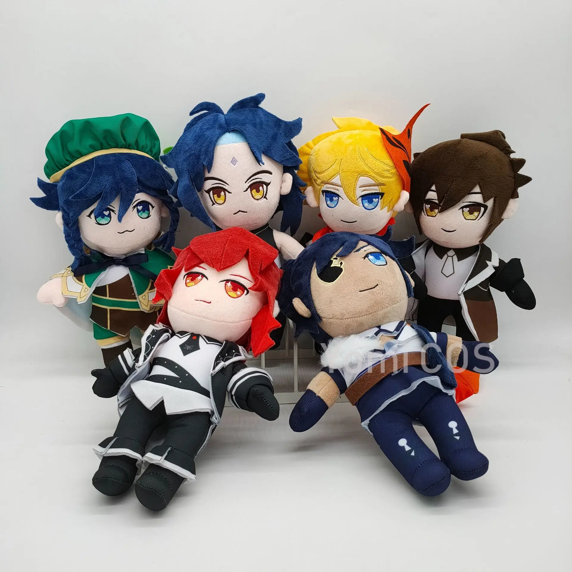 

Genshin Impact 1PCS 30CM Plush Doll Venti Tartaglia Zhong Li Figure Stuffed Kawai Doll Toys Game Props Sofa Ornaments