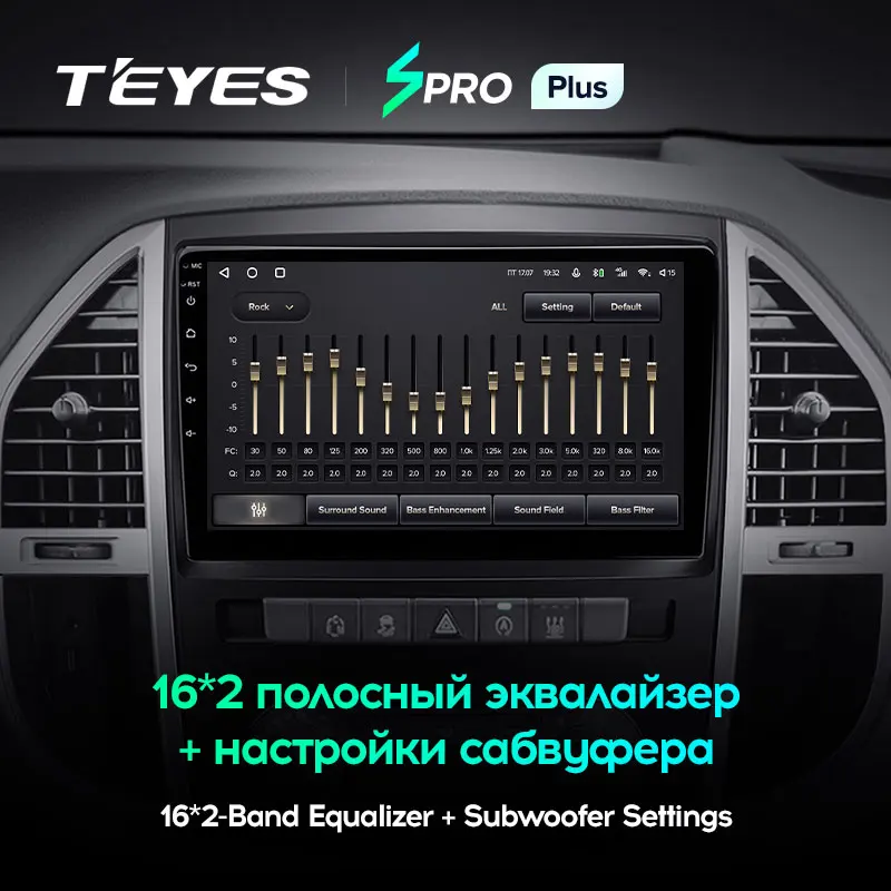 TEYES SPRO Plus Штатная магнитола For Мерседес Вито W447 Mercedes Benz Vito 3 2014 2020 Android 10 до 4 + 64ГБ 32EQ