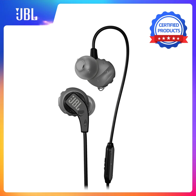 JBL Endurance Run Wired Earphone In line Control In Ear Sweatproof Jbl Earphone with Mic Portable Magnetic Earplug Earphone