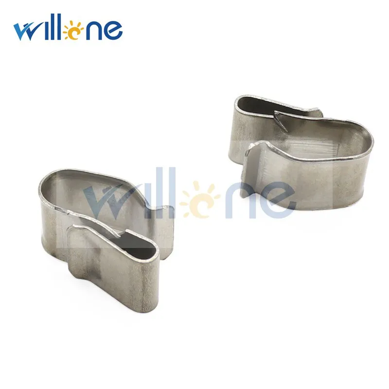Willone 50 шт. PV солнечные кабельные зажимы из нержавеющей стали для крепления солнечного кабеля