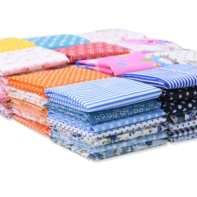 20cmx25cm and 25cmx25cm Cotton Fabric Printed Cloth Sewing Quilting Fabrics for Patchwork Needlework DIY Handmade Material