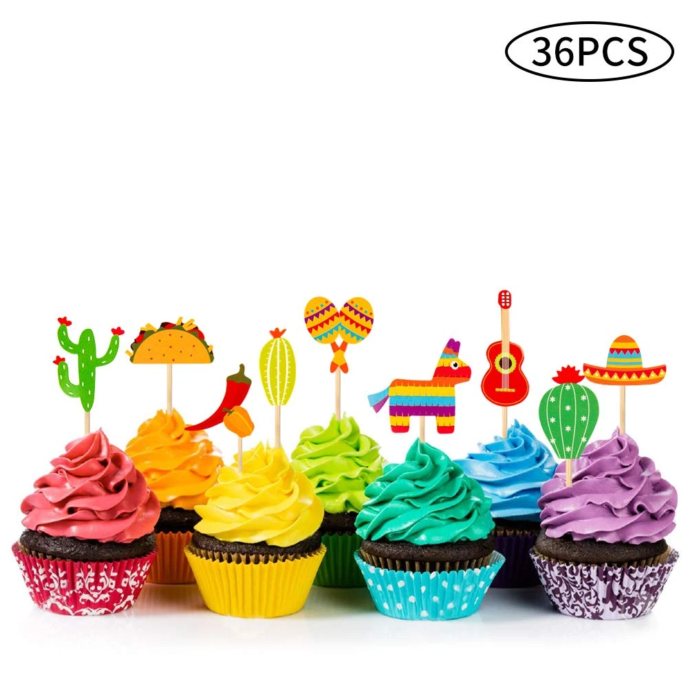 Sombrero cupcake toppers Clearance
