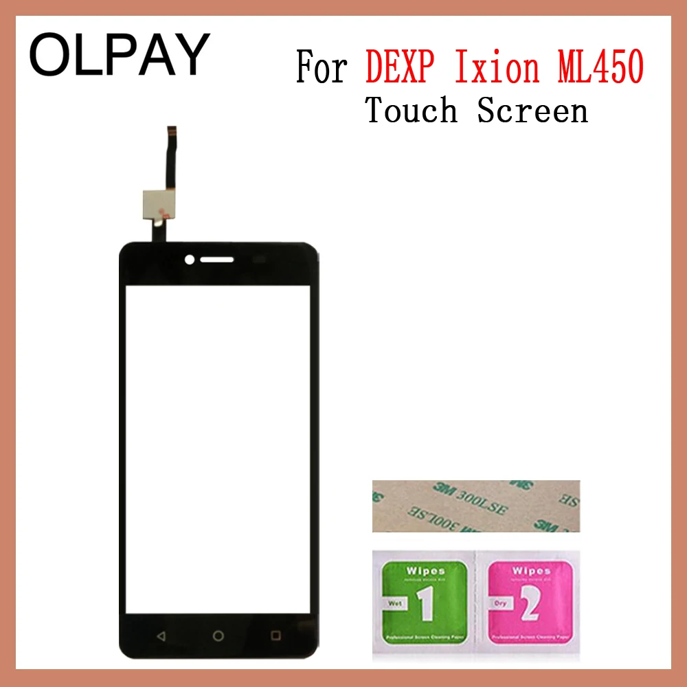 OLPAY 5,0 ''сенсорный экран для DEXP Ixion ML450 сенсорный экран стекло дигитайзер панель объектив сенсор стекло инструменты Бесплатный клей и салфетки