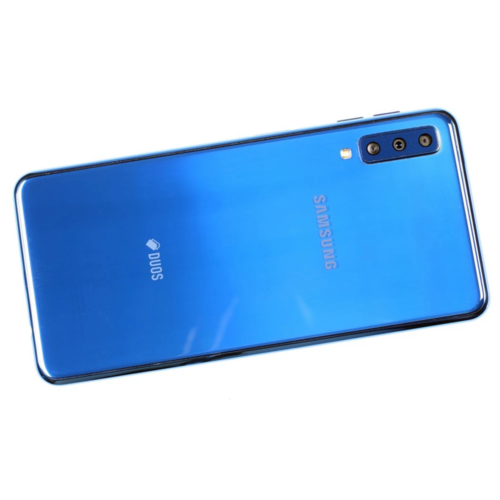 Samsung Galaxy A7() 4G LTE Android мобильный телефон Octa Core 6," Dual SIM 3 задние камеры ram 4 Гб rom 128 ГБ Exynos NFC