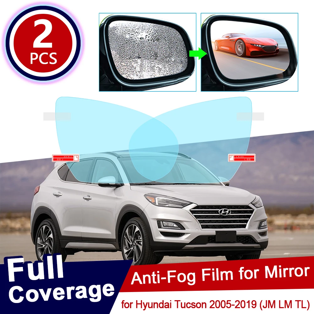 Для Hyundai Tucson 2005 ~ 2019 ix35 35 JM LM TL полное покрытие противотуманная пленка аксессуары