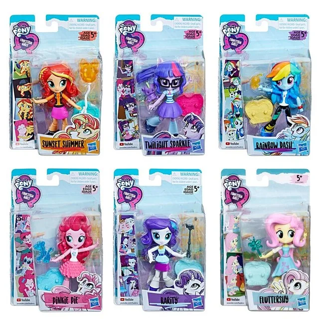 B6363-NEW My Little Pony модель куклы набор суставов подвижные радужные друзья ПВХ фигурка аниме игрушки для детей девочек день рождения Bonecas - Цвет: B6363-NEW