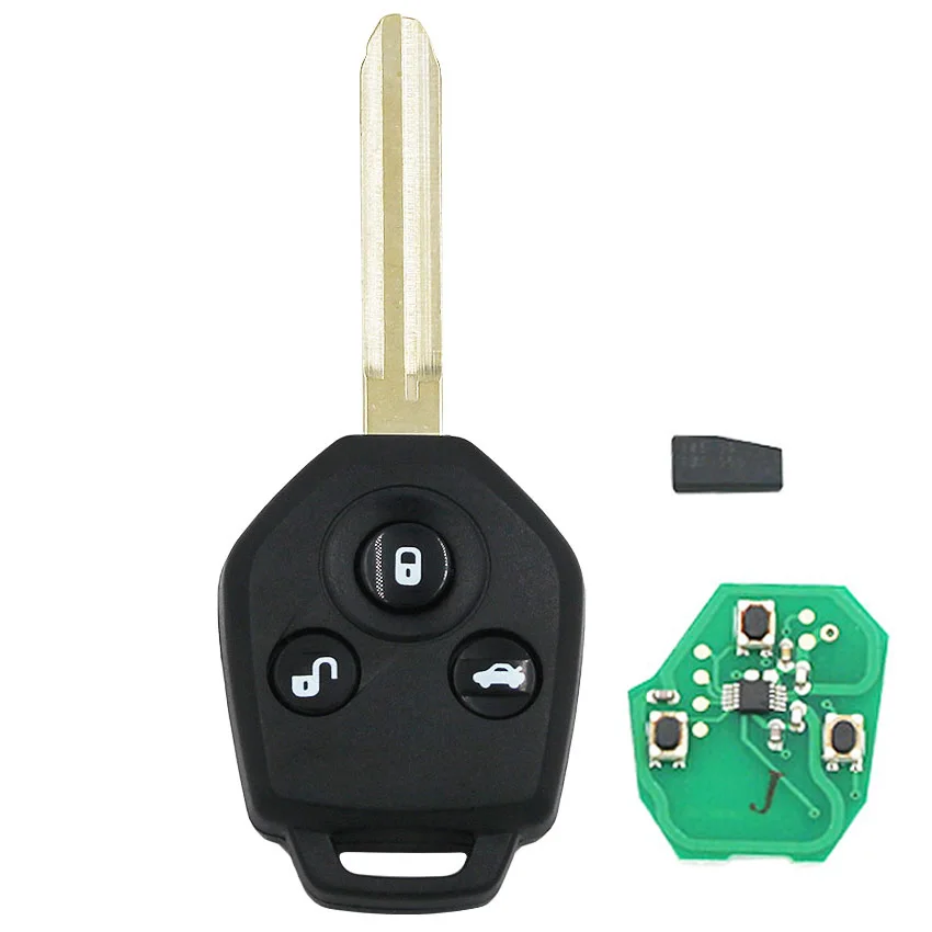 Запасной ключ с 3 кнопками полный смарт для автомобиля 433 МГц G чип Uncut Blade Subaru Forester