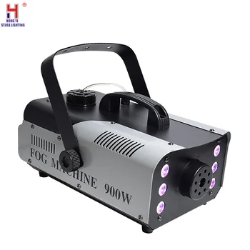 

900W Fog Smoke Machine with Remote RGB Led 3in1 DJ Party family ball leisure parties Light Smoke Thrower