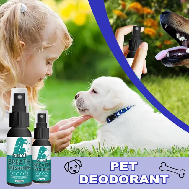 50ml Pet Spray Perfumes For Dogs Pet Oral Deodorant Dog Mouth Teeth Clean Breath Naturally 2