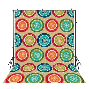 

HuaYi artistic photography colorful printing decoration art fabric background backdrops newborn photoshoot photograohy D-8768
