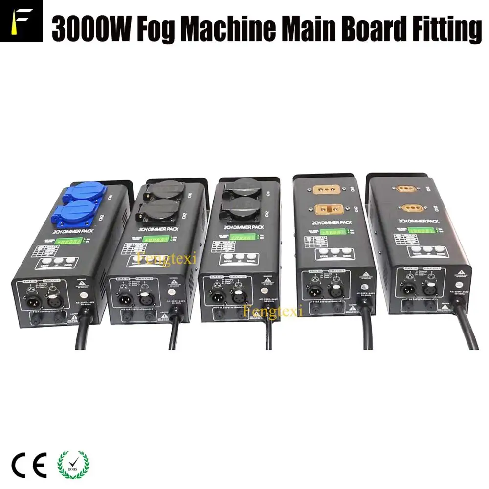 Mobile 2 Channels Dimmer Switch Linear Pack 1KW Stage Perform Light DMX Dimming Controller
