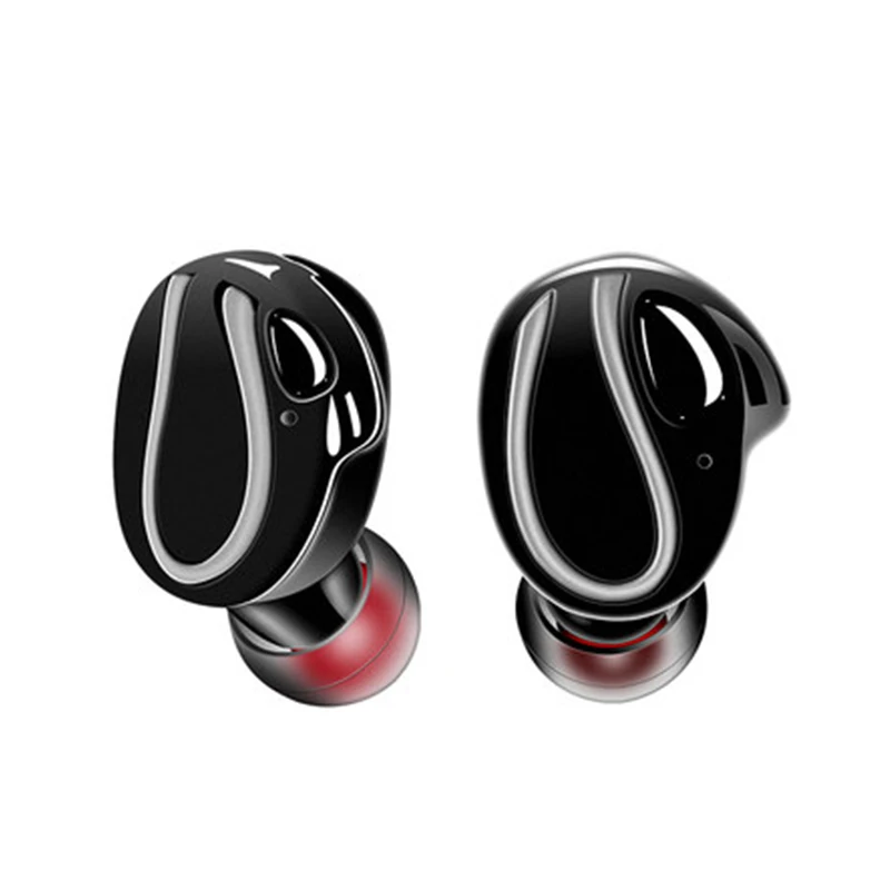 black 2 R08 TWS мини беспроводные Bluetooth наушники спортивные для бега HIFI наушники с микрофоном стерео гарнитура наушники для всех телефонов - Цвет: black 2