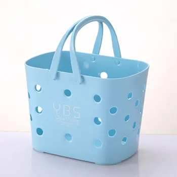 

Plastic Storage Basket Portable Small Bath Basket Desktop Storage Box Kitchen Basket Home Organizer