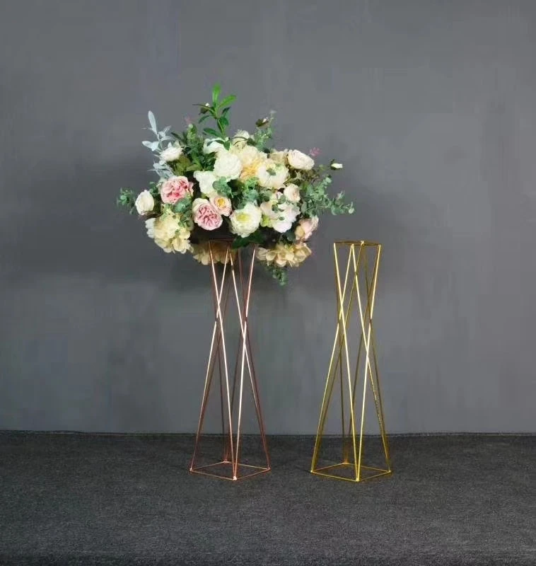 10pcs) Geometrical Shape Fashion Elegant Metal Church Flower Stand Senyu2053 Party & Holiday