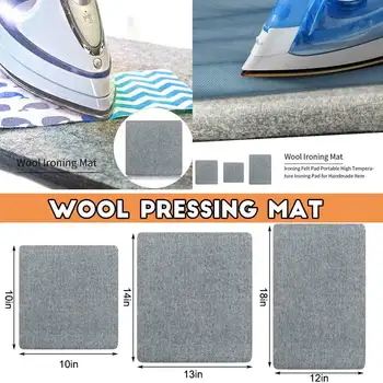 

13X14 in Wool Pressing Mat Ironing Pad High Temperature Ironing Board Felt Ironing Board Felt Home Supplies Pressing Mat