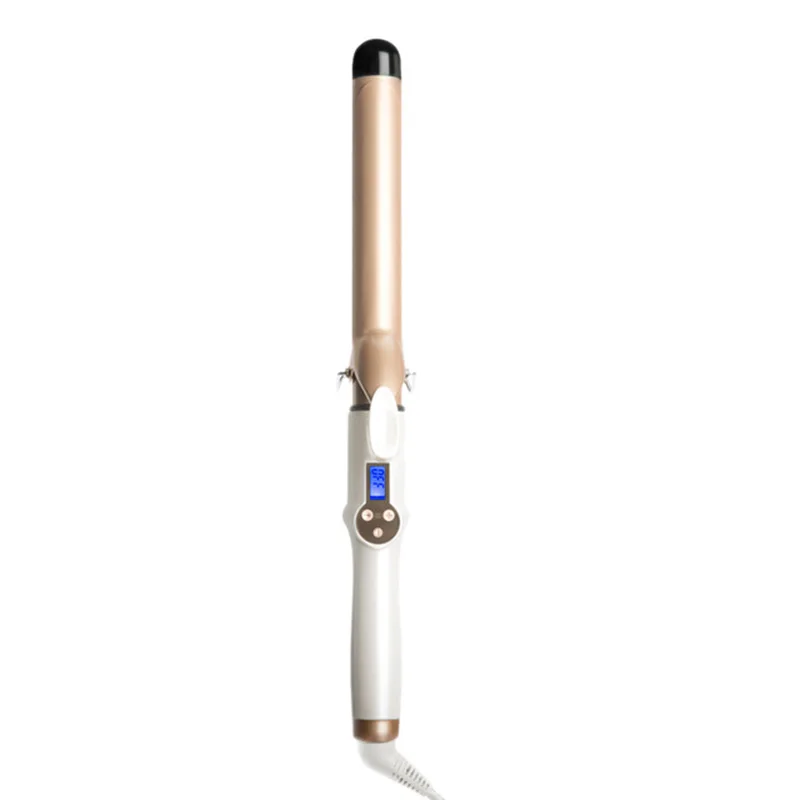 

Real Electric Professional Ceramic Hair Curler Lcd Curling Iron Roller Curls Wand Waver Fashion Styling Tools