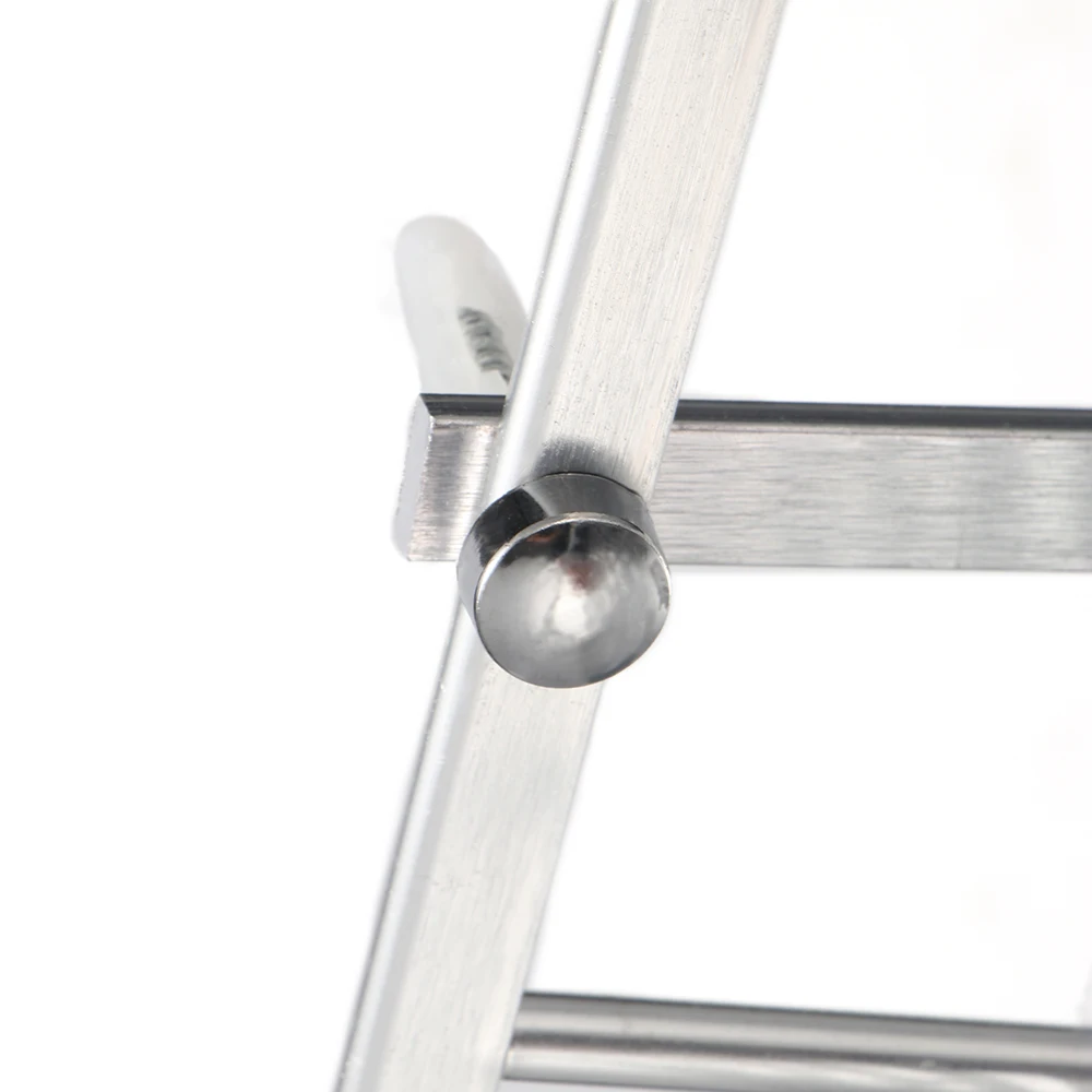 Вместительная Двухуровневая угловая алюминиевая треугольная полка для ванной