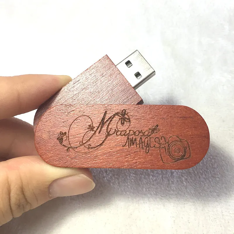 (10 бесплатных пользовательских логотипов) деревянные флэш накопителя USB флеш