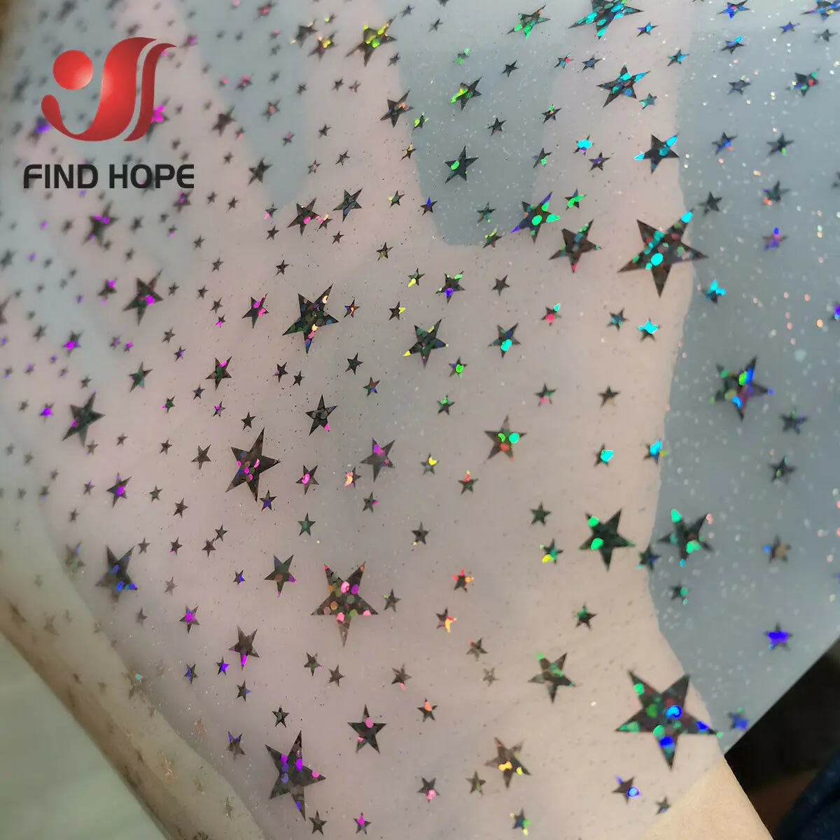 A4 Радужный голографический Переливающаяся поливинилхлоридная винил Блеск Ткань