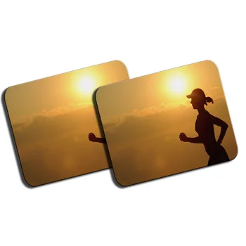 

PACK 2 LARGE NIGHT RUN RUNNING mousepad raton