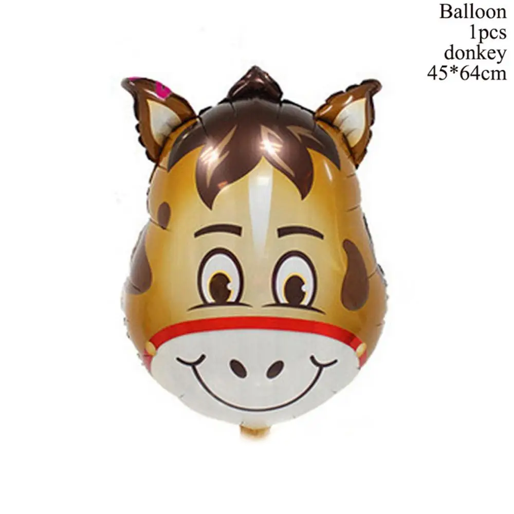 Foil Balloons 7 Taoup джунгли сафари воздушные шары в форме Животных Фигурки круглые животные шары аксессуары латексный воздушный шар из фольги детский душ Вечеринка день рождения - Цвет: Foil Balloons 7